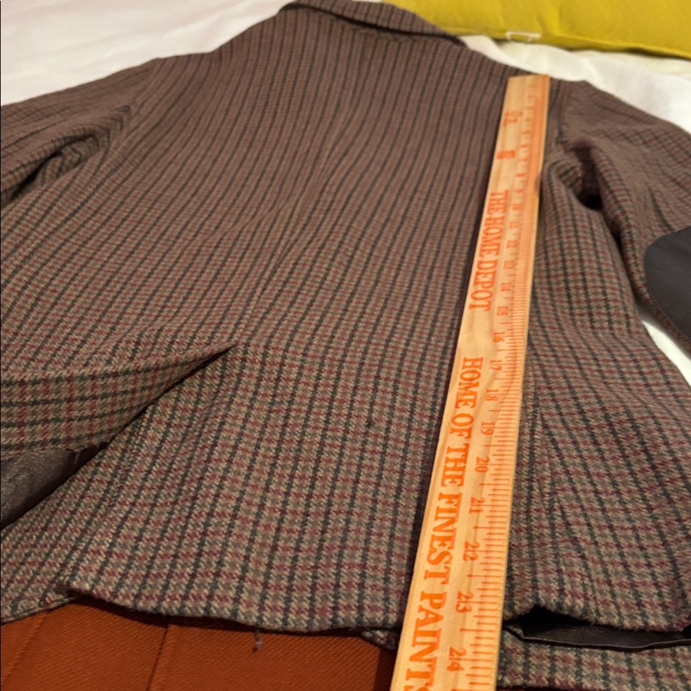 H&M Checkered Blazer with Elbow Patches - Picture 7 of 8